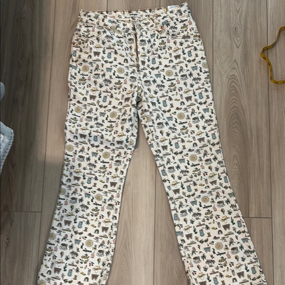Wrangler white denim